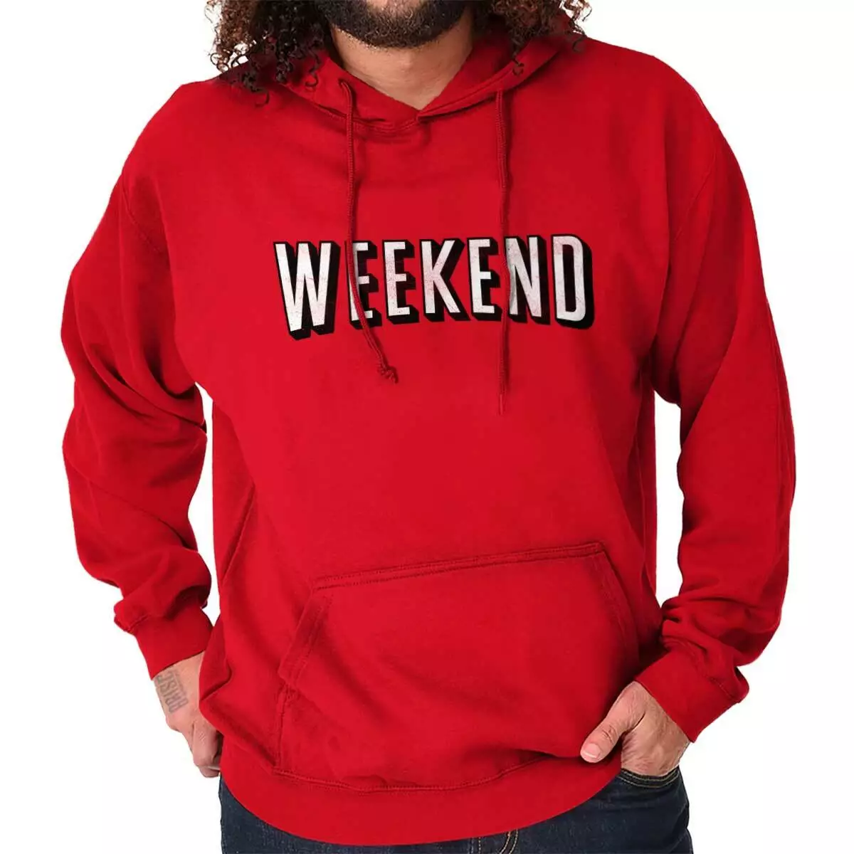 Weekend Vibes Chill Binge Watch TV Lazy Gift Hoodie Hooded