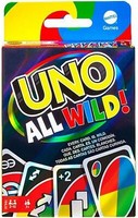Mattel Games HHL33 Uno All Wild Kartenspiel 112 Karten Kinderspiel Familienspiel