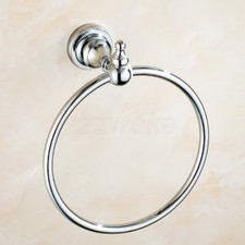 Polished Chrome Bathroom Accessories Bath Towel Ring Holder Bath Hardware ZD602