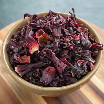Dried Hibiscus Flowers, Flor De Jamaica, All Natural Hibiscus Tea, 2.6 Oz