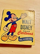 Vintage 1940's Walt Disney Home Movie Cartoons 8mm Film Reel 1536-A Mickey and