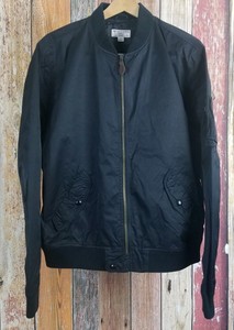 Nwt Wallace Barnes Ma 1 Bomber Jacket Black C1174 Sz Large Ebay