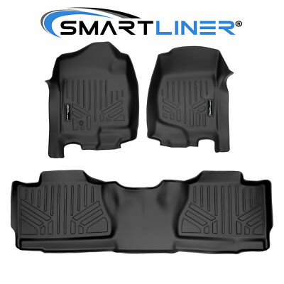 #ad #ad SMARTLINER Custom Fit Floor Mats 2 Row Liner Set 2007 2013 Chevrolet Avalanche $176.46