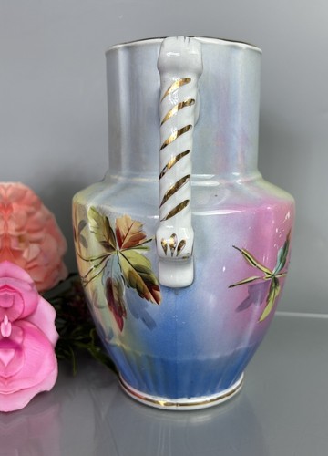 Antique W H Grindley Pearlware Pitcher/Jug Floral Handpainted 7.75” England - Picture 16 of 24
