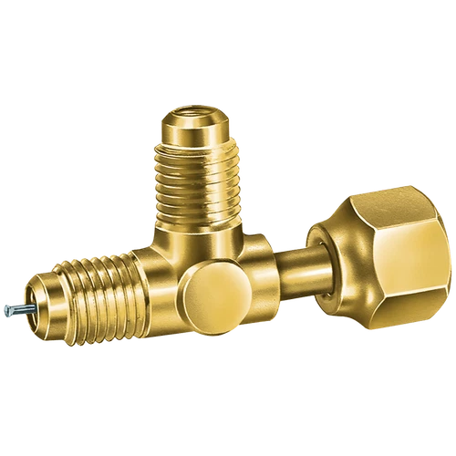 Refrigeration Swivel Flare 1/4" Tee with Depressor