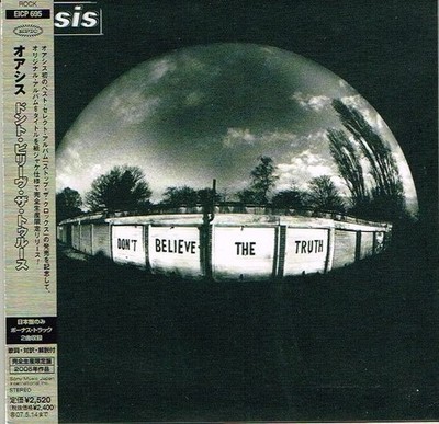 Oasis ''Don't Believe The Truth'' Japan Limited Mini-LP CD Paper Sleeve w/OBI