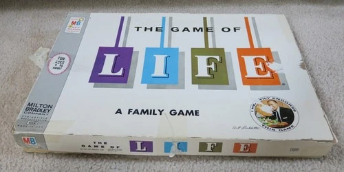 Vintage The Game Of Life #4000 Original 1960 Board Game Complete Milton Bradley