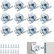 M&ouml;belschnapper Silber Doppel-Rollenschn&auml;pper Schubladenverschluss Metall Sch