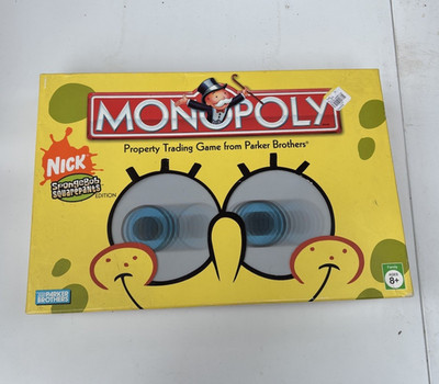 Parker Brothers Monopoly SpongeBob SquarePants Board Game 2005, Ages 8+