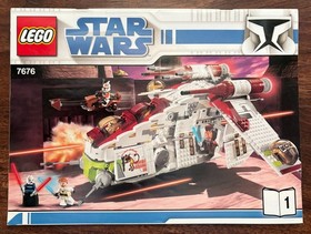 LEGO Star Wars Republic Attack Gunship 7676 INSTRUCTIONS ONLY - Free shipping