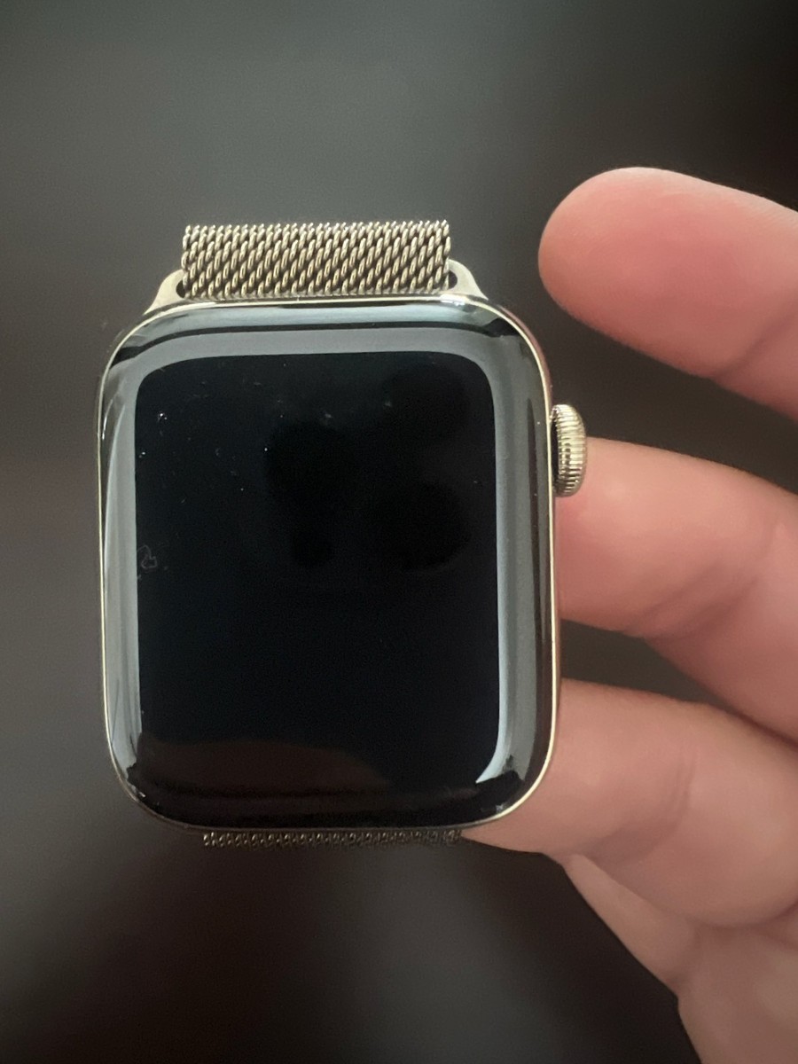 Unlocked Apple Watch SE 1st Gen 44MM Black Aluminum Blue Unlocked Apple Watch SE 1st Gen 44MM Black Aluminum Blue