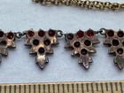 Bohemian Style Garnet And Gold Bracelet Broken Scrap Or Fix Up. — photo 8