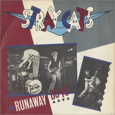 Stray Cats - Runaway Boys - Used Vinyl Record 7 - G1450z