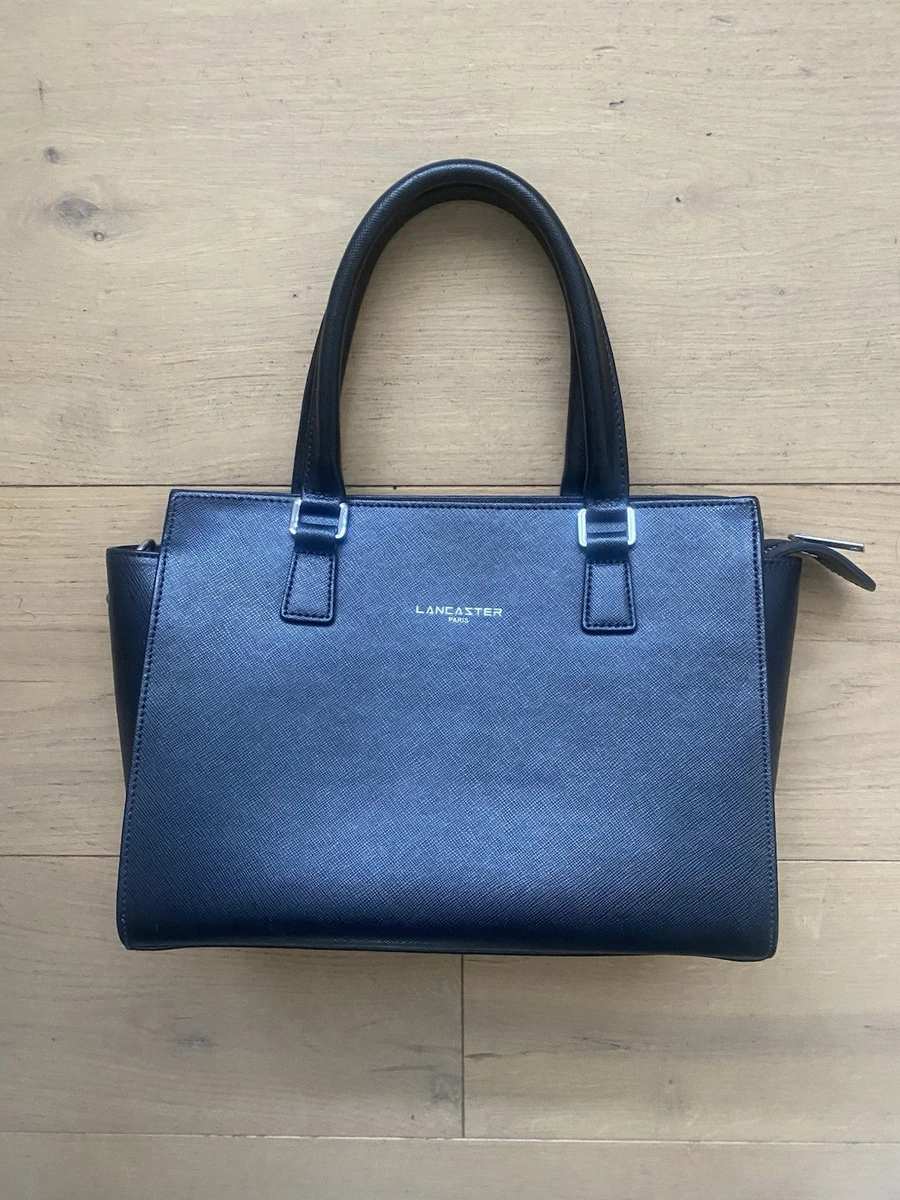LANCASTER Smooth Tote Bag L Noir - Nude Clair - Nude Foncé | Buy bags