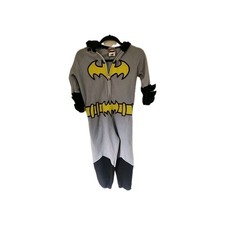 Batman Pajamas Youth Costume Crime Fighter Blanket Sleeper PJ Hood Small