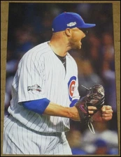 2016 Jon Lester Clipping Photo 3.25"x4.75" Chicago Cubs World Series Champs