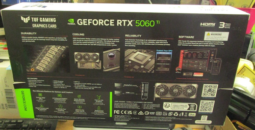 ASUS TUF-GAMING Graphics Card GeForce RTX 5060 Ti 8GB - Picture 2 of 4