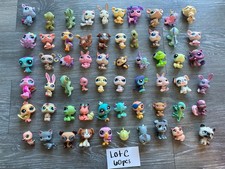 Hasbro LPS Littlest Pet Shop Lot 60 Assorted Animals Mostly Generation 1 2 Bulk