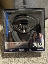 Brookstone Audio Medley Sports True Wireless Bluetooth Headphones  Earbuds Bla  