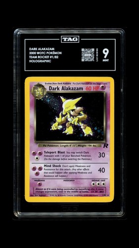 Dark Alakazam (Unlimited) graded TAG 9 for sale on eBay