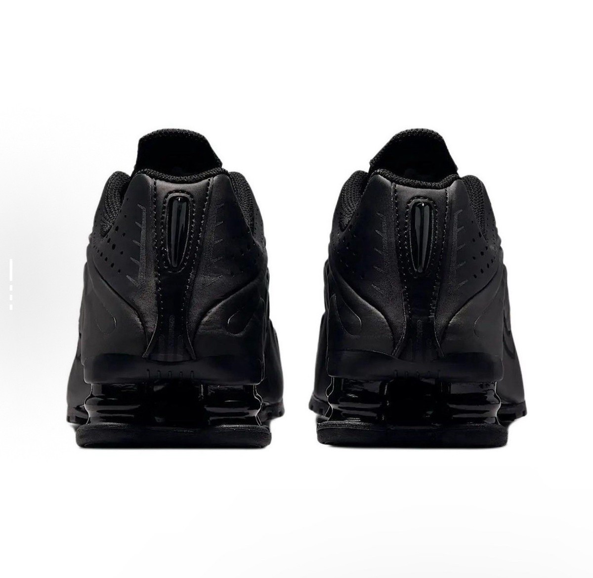 Nike Shox R4 GS Triple Black Blackout Nby CW2626-003 Kid's Women's
