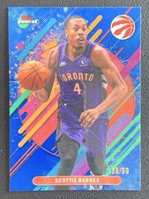 Scottie Barnes 2025-26 Topps Finest Rare Blue Refractor Base /99 #231