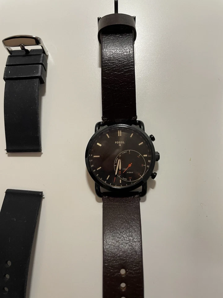 Fossil Q Commuter Hybrid-Smartwatch FTW1150 Mit Extra Armband Und Anleitung - Bild 2 von 4