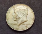 1967 Kennedy Half • Obv Toning • Partial Rev Color • 40% Silver • X61
