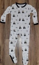 Kyte baby panda one piece Bamboo zip up size 6-12 months