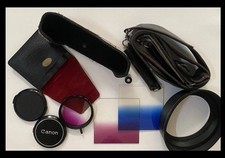 Canon A1 Camera Strap + Equipment ~ Strap / Filters / Other as seen