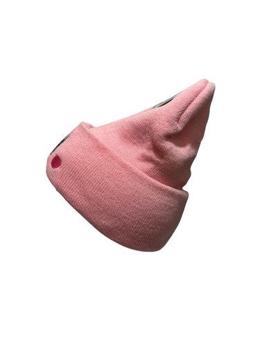 Kirby Cuffed Beanie Knit Hat Pink One Size Adult Nintendo Bioworld - Picture 2 of 6