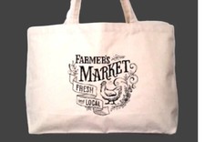 Embroidered Canvas Market Shopping Totes/Bags