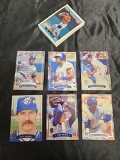 1992 McDonalds MVP Donruss Baseball Complete 26 Card Set + 6 Gold Blue Jays Set