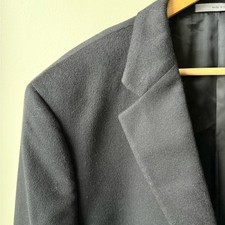 LORO PIANA For John Nordstrom Cashmere Blazer Sport Coat Jacket Luxury Black 46R