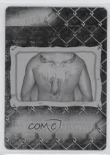 2008 TNA Wrestling Cross the Line Printing Plate Black 1/1 Matt Morgan #70 0c3