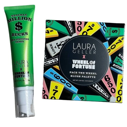 Laura Geller Face the Wheel Blush Palette & Spackle Skin Perfecting Primer - $85 - product listing photo