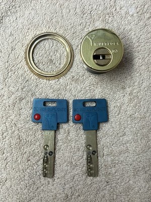 MULT-T-LOCK  Mortise Cylinder with Two Keys