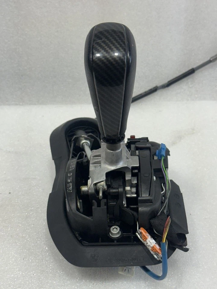 BMW 335i E90 2007 2008 2009 2010 2011 palanca de cambios con perilla de fibra de carbono Foto 2 de 4