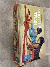 Vintage Motorized Shuttle Train Playset Track Set