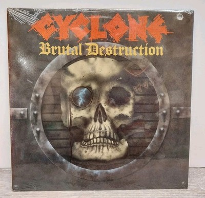 Cyclone Brutal Destruction Record Vinyl PROMO New Sealed 1986 12'' Roadrunner Vtg