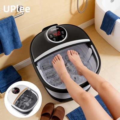 Foot Spa Bath Massager with Heat & Bubbles Massage Pedicure Tub Foot Soaker Gift