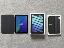 APPLE 8.3" iPad mini (2021) - 64 GB, Space Grey and Official Case Bundle