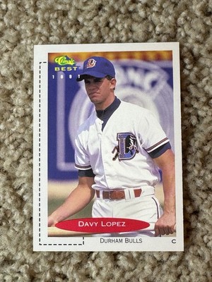 ERROR Card 1991 Classic Best ML Javy Lopez #62 (Rare Name Error) Durham Bulls