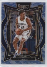 2024-25 Panini Select Concourse Blue Camo Prizm 12/99 Yves Missi #88 0kb5