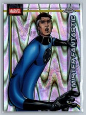 2026 Topps Chrome Marvel Comics #79 Mister Fantastic RayWave Refractor