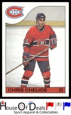 1985-86 Topps #51 Chris Chelios Montreal Canadiens NHL Hockey Card