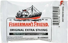 12 Pack Fisherman's Friend Extra Strong Menthol Cough Suppressant 20 Ct Each