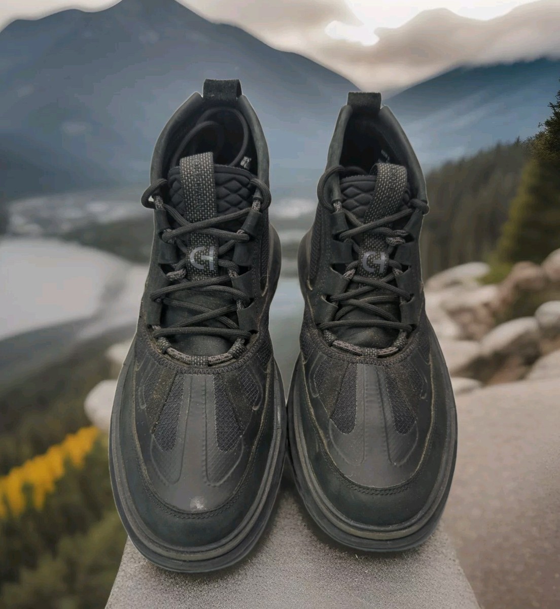 Cole Haan 5.Zerogrand Work Chukka Boots Mens 11 M 45 Black