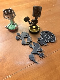 Nintendo Amiibo Chibi Robo Mr Game & Watch w Extra Poses Authentic Lot