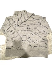 Champion Boys XL All Over Logo Print Hoodie